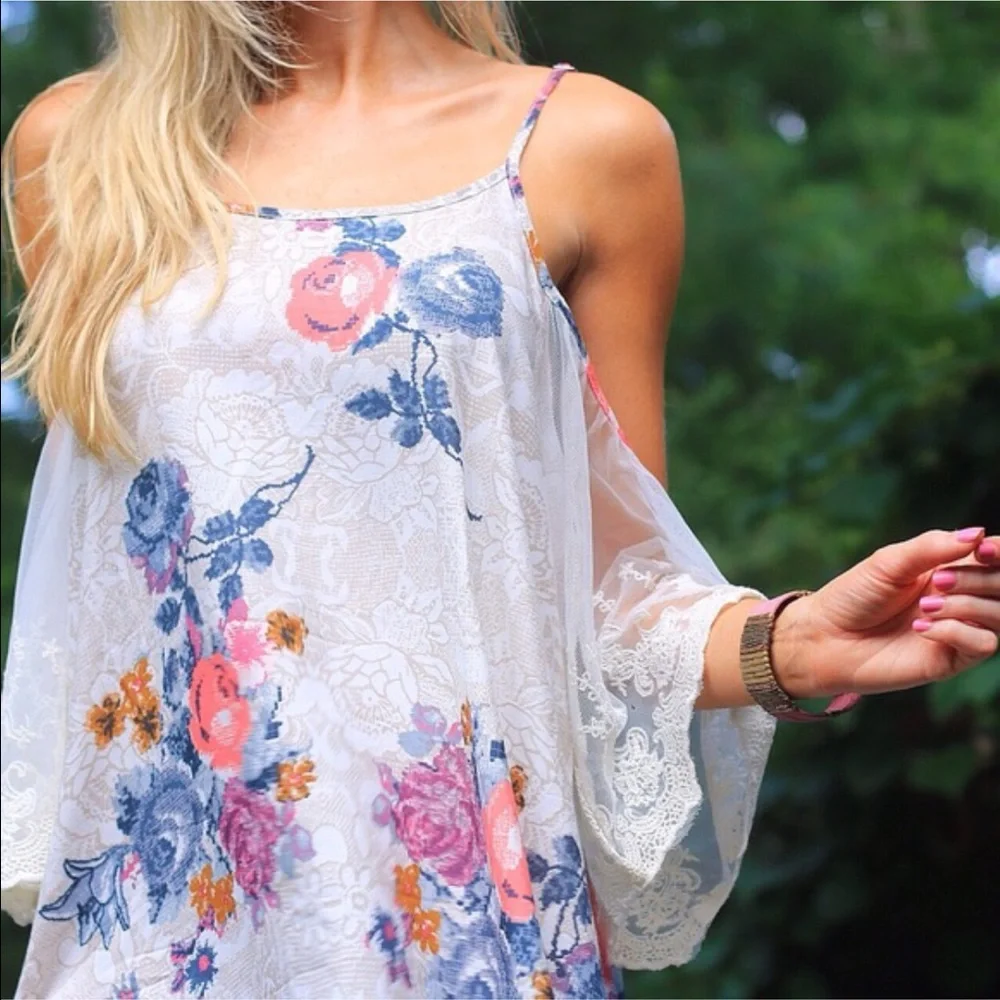 Cottage Floral Dress - Picture 2 of 4